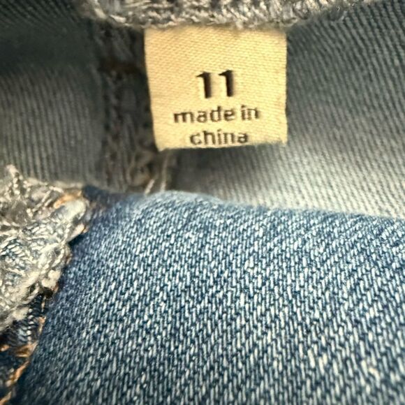 Denim Blvd Los Angeles Blue High Rise Jeans with Removable Belt Size 11 - Picture 4 of 7